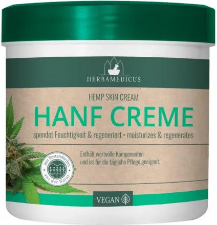 HERBAMEDICUS Hanf Creme – krem konopny do skóry suchej, 250 ml