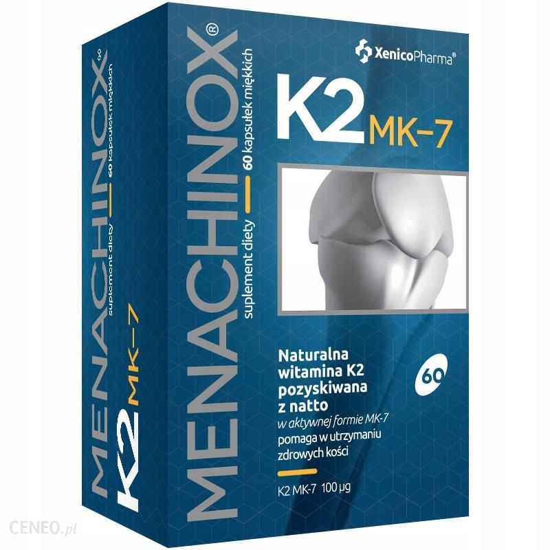 XENICO PHARMA Menachinox K2 MK-7 Naturalna Witamina K2 60 kaps