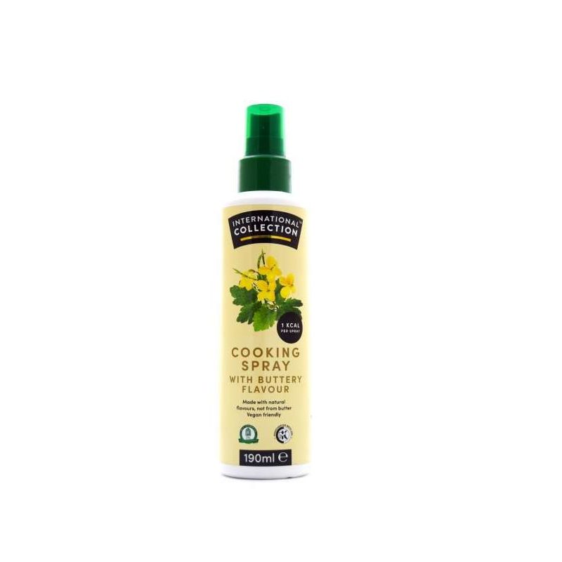 INTERNATIONAL COLLECTION Cooking Spray Buttery Flavour 190ml