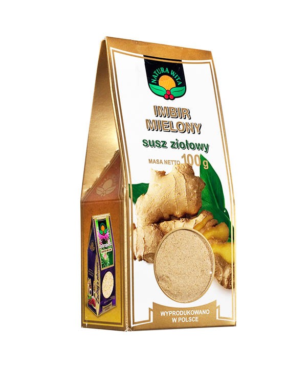 NATURA WITA Imbir kłącze mielone 100 gram