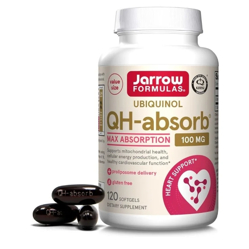 JARROW FORMULAS  QH-absorb Ubiquinol 100mg  120sgel