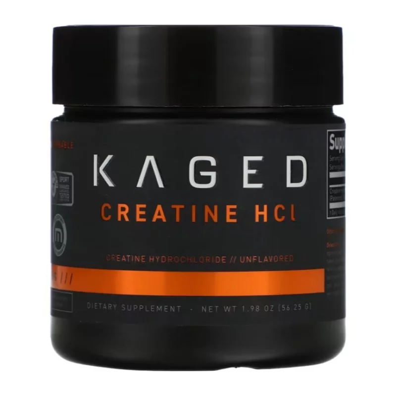 KAGED MUSCLE CREATINE HCL chlorowodorek kreatyna unflavored  56g
