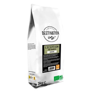 DESTINATION Kawa Ziarnista Arabica 100 % EXCEPTION FAIR FOR LIFE BIO 3 kg
