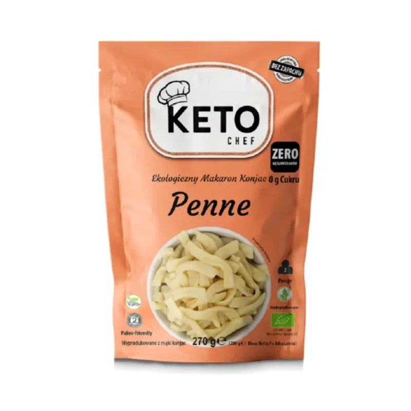 KETO CHEF Ekologiczny makaron Konjac Penne BIO 270 g