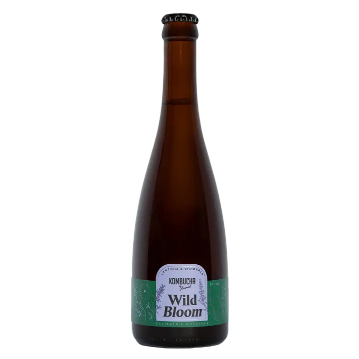 KOMBUCHA by Laurent, Lawenda i Rozmaryn Wild Bloom BIO 375 ml
