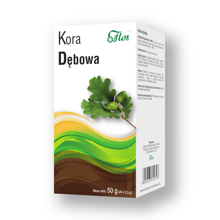 FLOS Kora Dębowa 25 × 2 g – produkt kosmetyczny