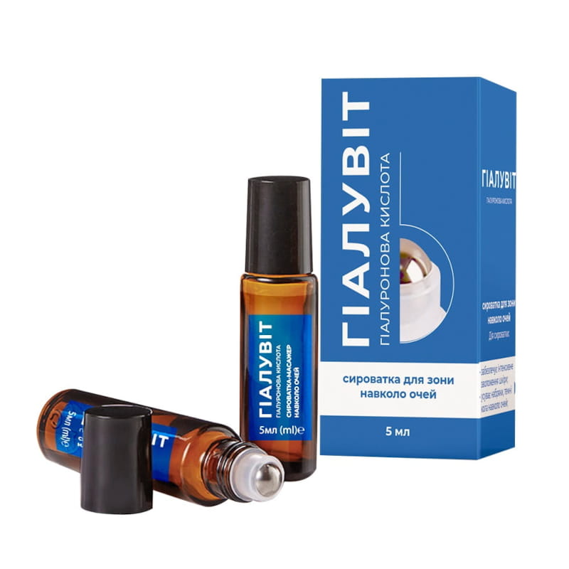 KRASOTA I ZDROWIE Hialuvit Serum pod Oczy Roll-On z Kwasem Hialuronowym – 5 ml