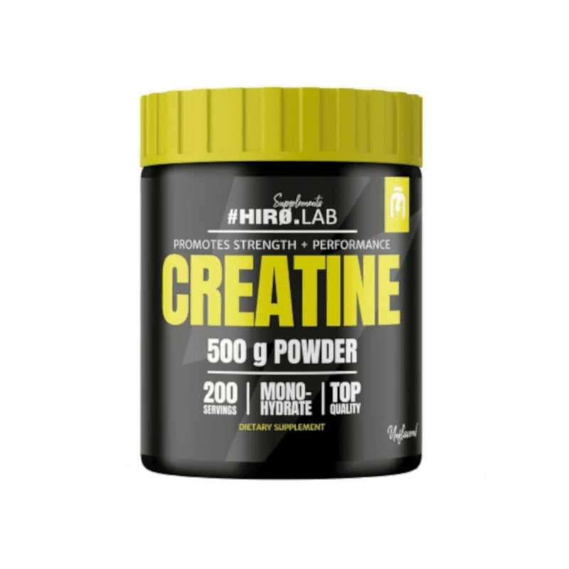 HIRO.LAB Creatine 200 Mesh – mikronizowany monohydrat kreatyny 500 gram