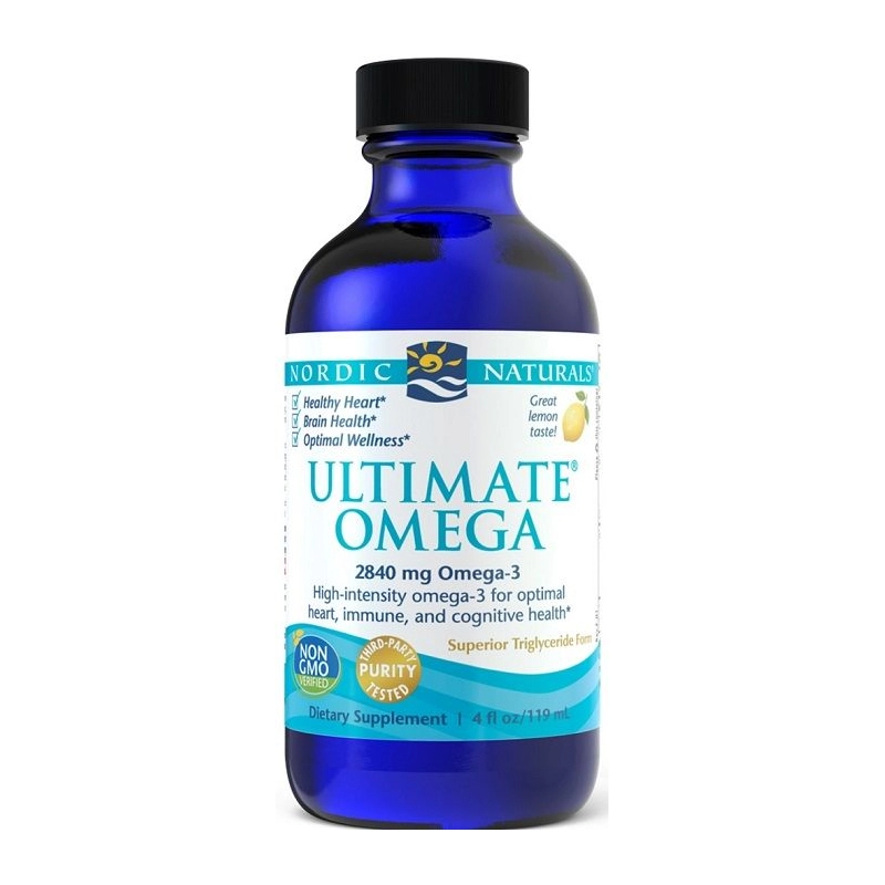NORDIC NATURALS Ultimate Omega 2840 mg, cytryna 237ml