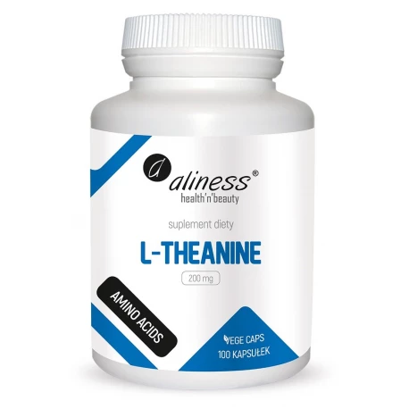 ALINESS L-Theanine teanina 200 mg 100 kapsułek