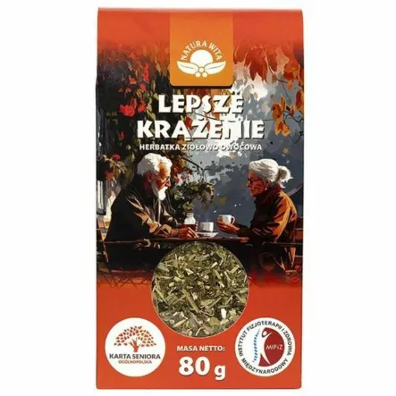 NATURA WITA Senior Plus Herbatka Ziołowo - Owocowa LEPSZE KRĄŻENIE 80 g