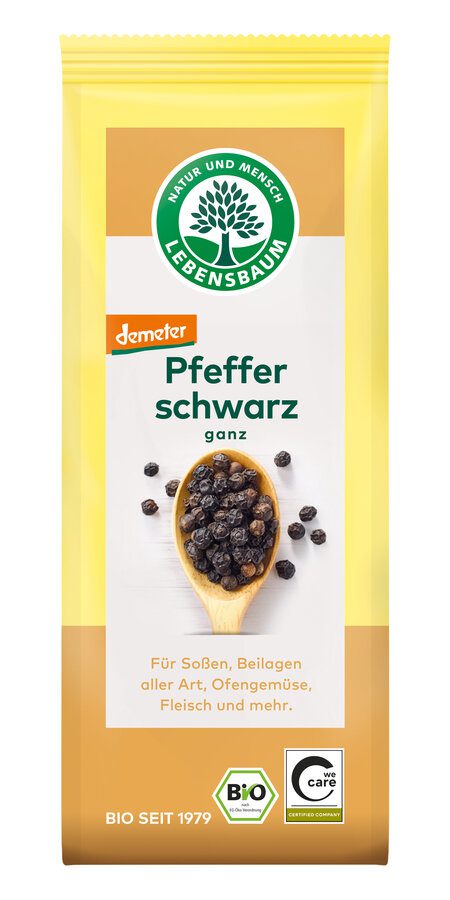 LEBENSBAUM Pieprz  Czarny Ziarnisty Demeter BIO 50g