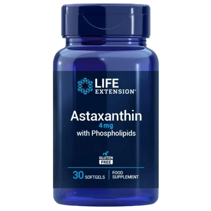LIFE EXTENSION Astaksantyna z fosfolipidami 4 mg 30kaps