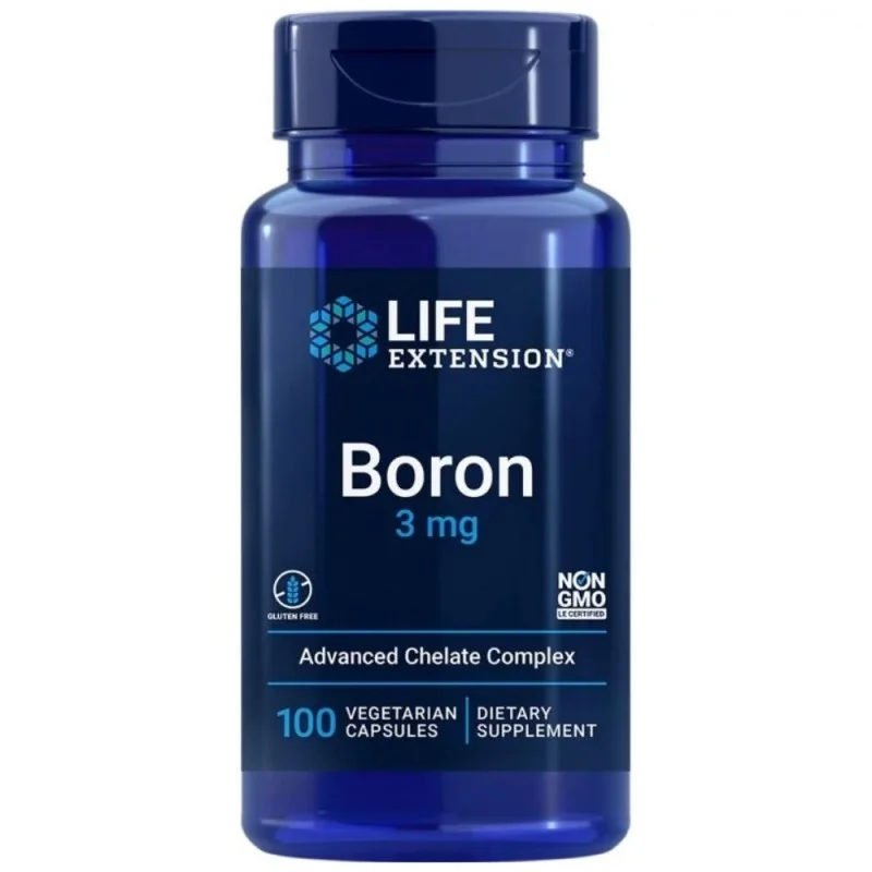 LIFE EXTENSION Bor 3 mg – 100 kapsułek roślinnych