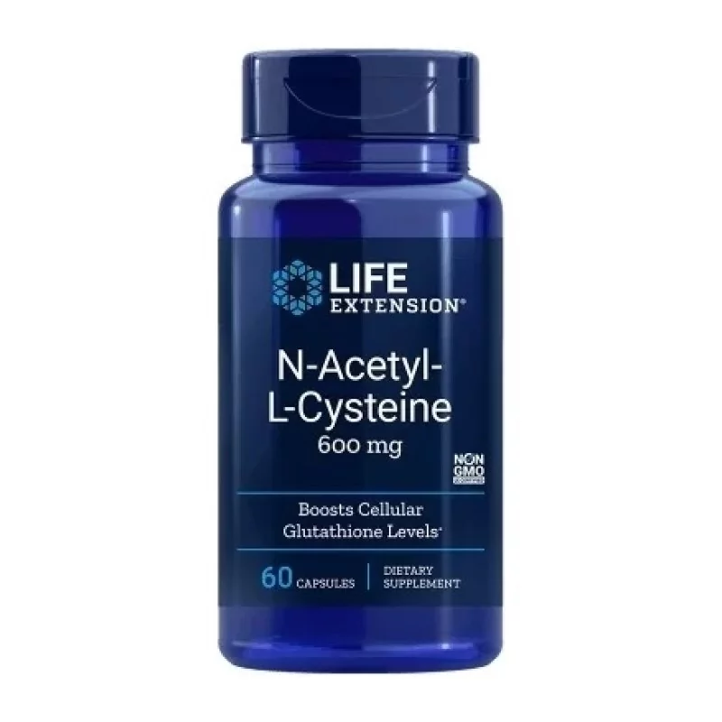 LIFE EXTENSION  N-Acetyl-L-Cysteine  NAC 600mg 60 cap