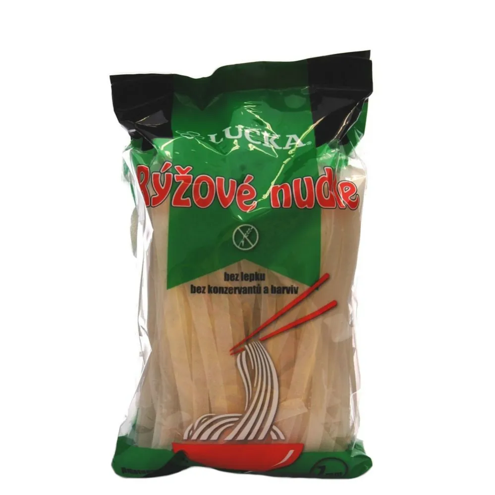 LUCKA Makaron ryżowy - Wstążki 7mm bezglutenowe 300 gram