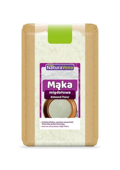 NATURAVENA Mąka migdałowa  BIO 500 gram