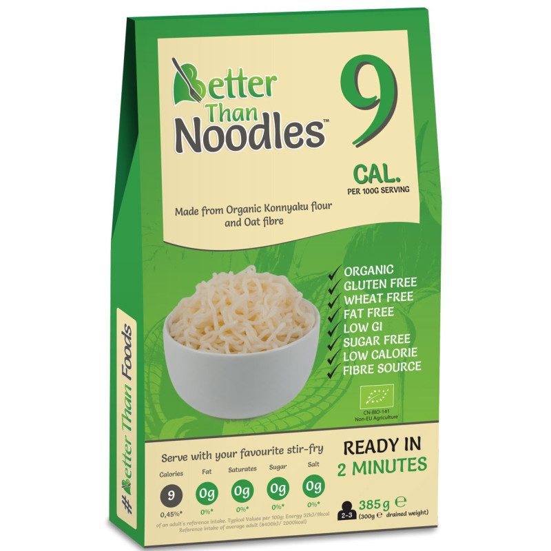 BETTER THAN FOODS Makaron Konjac Noodles 385 g