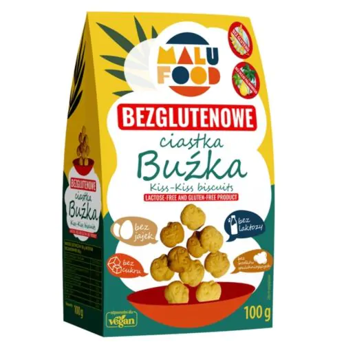 MALU FOOD Ciastka Buźka bez cukru, bezglutenowe 100g