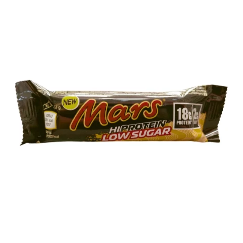 MARS Baton HI Protein Low Sugar 2 g cukru , czekolada 57g