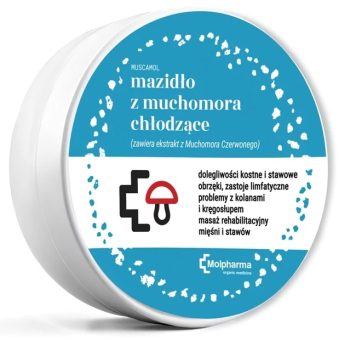 MOLPHARMA Mazidło chłodzące z ekstraktem z Muchomora Czerwonego 100ml