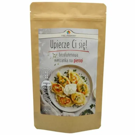 PIĘĆ PRZEMIAN Mieszanka na pierogi  bezglutenowa 550g