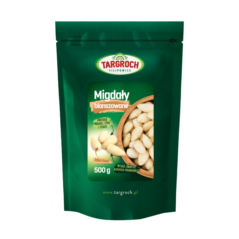 TARGROCH Migdały blanszowane 500g