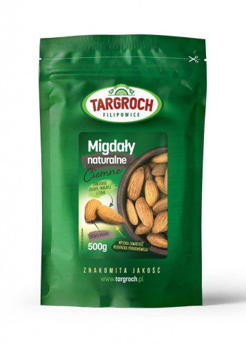 TARGROCH Migdały naturalne ciemne 500 g