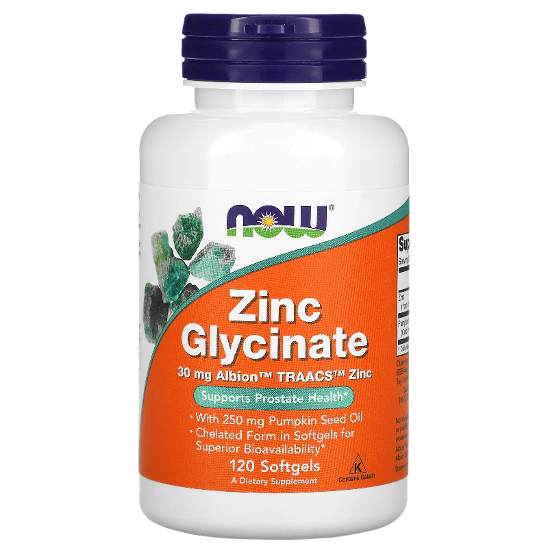NOW FOODS Zinc Glycinate 120softgels