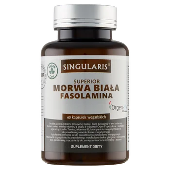 SINGULARIS Morwa biała Fasolamina kompleks 60 kapsułek