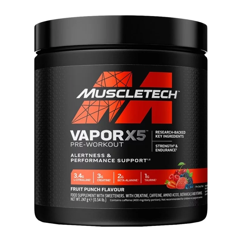MUSCLETECH Vapor X5 247g fruit punch