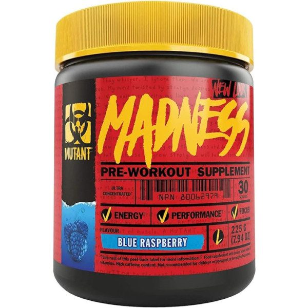 MUTANT Madness ultra-concentrated  pre-workout 225g
