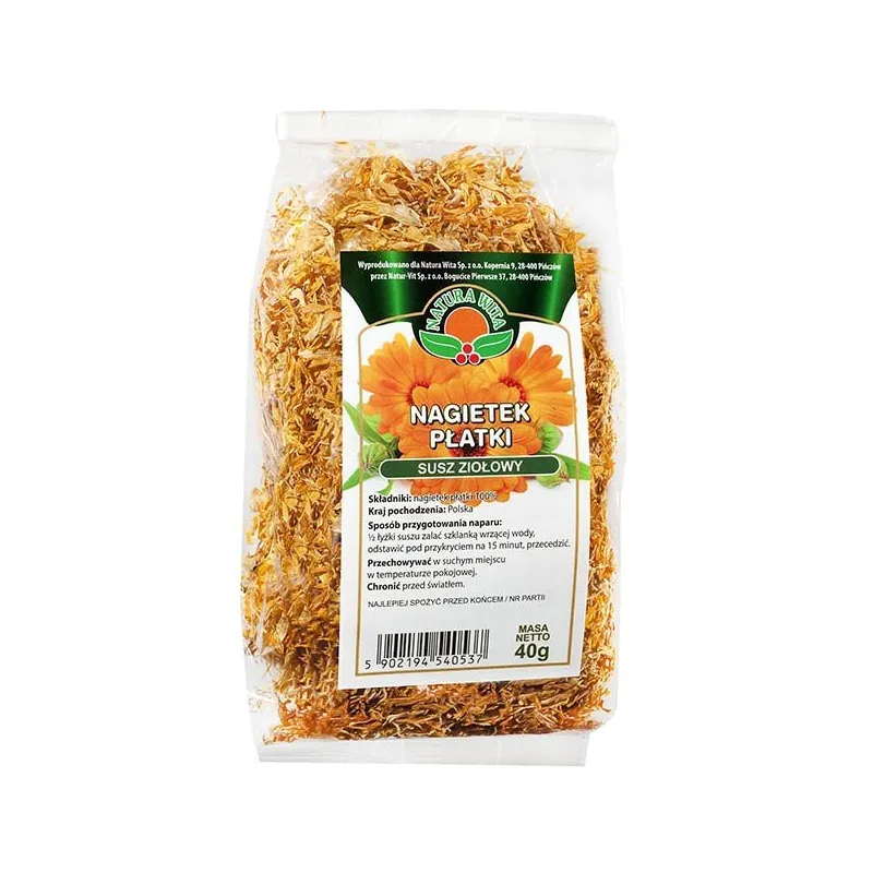 NATURA WITA Nagietek Lekarski Płatki susz ziołowy 25 g