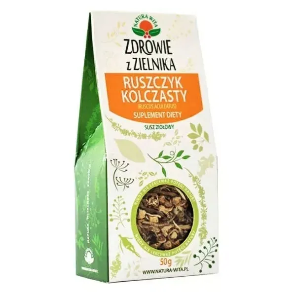 NATURA WITA Ruszczyk kolczasty susz ziołowy 50g