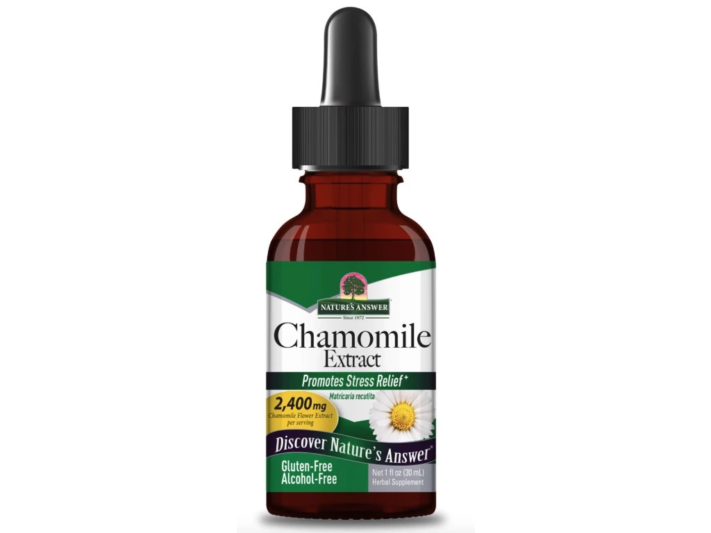 NATURE'S ANSWER Chamomile Extract, ekstrakt z rumianku, 30 ml