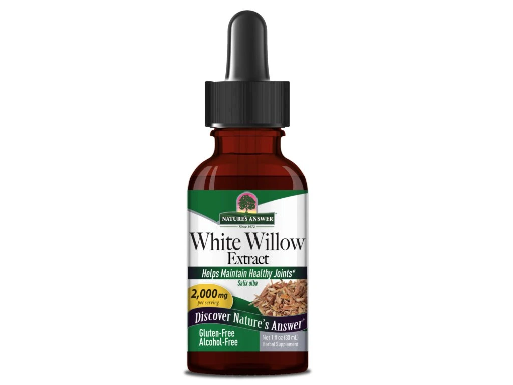 NATURE'S ANSWER Ekstrakt z białej wierzby, 2000 mg, 30 ml