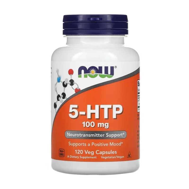 NOW FOODS 5-HTP 100 mg 120 veg caps.