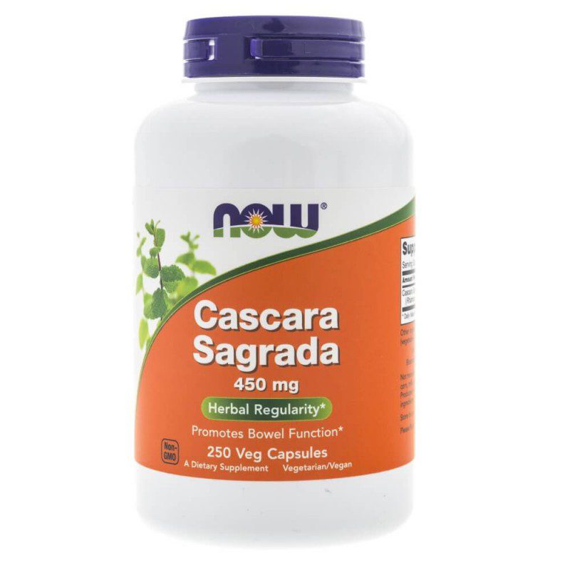 NOW FOODS  Cascara Sagrada 450 mg  250 vcaps