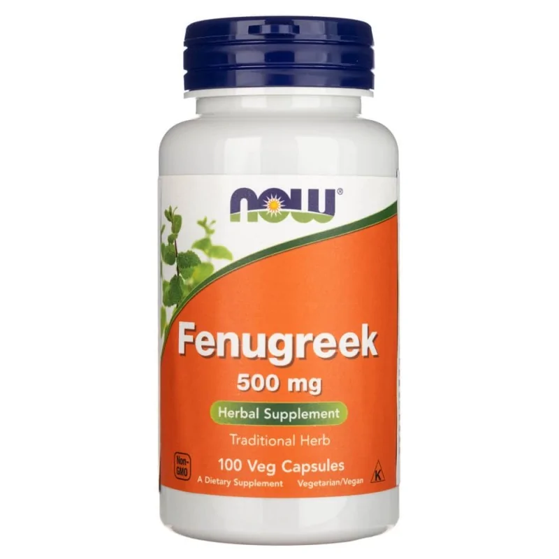 NOW FOODS Fenugreek 500mg 100vcap