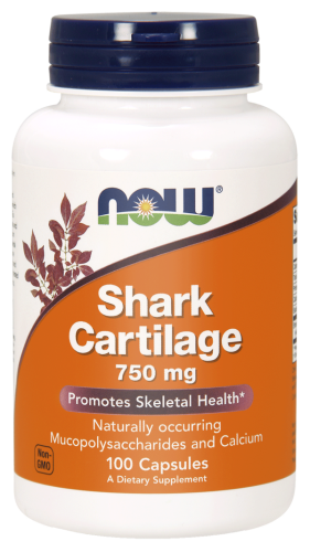 NOW FOODS Shark Cartilage 750 mg 100 kapsułek