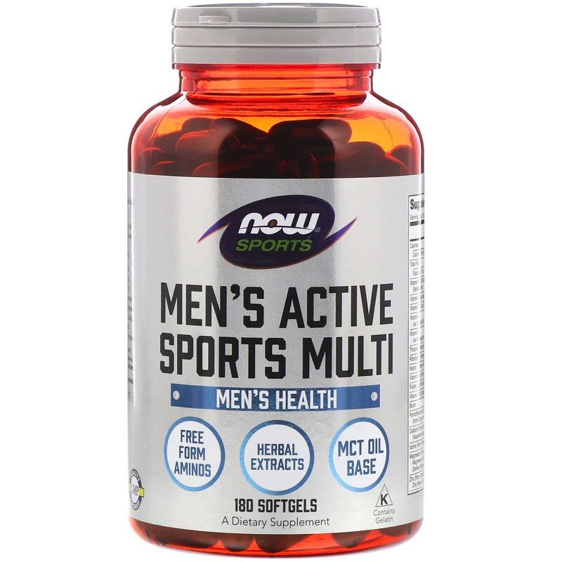 NOW FOODS Men's Active Sports Multi 90 softgels