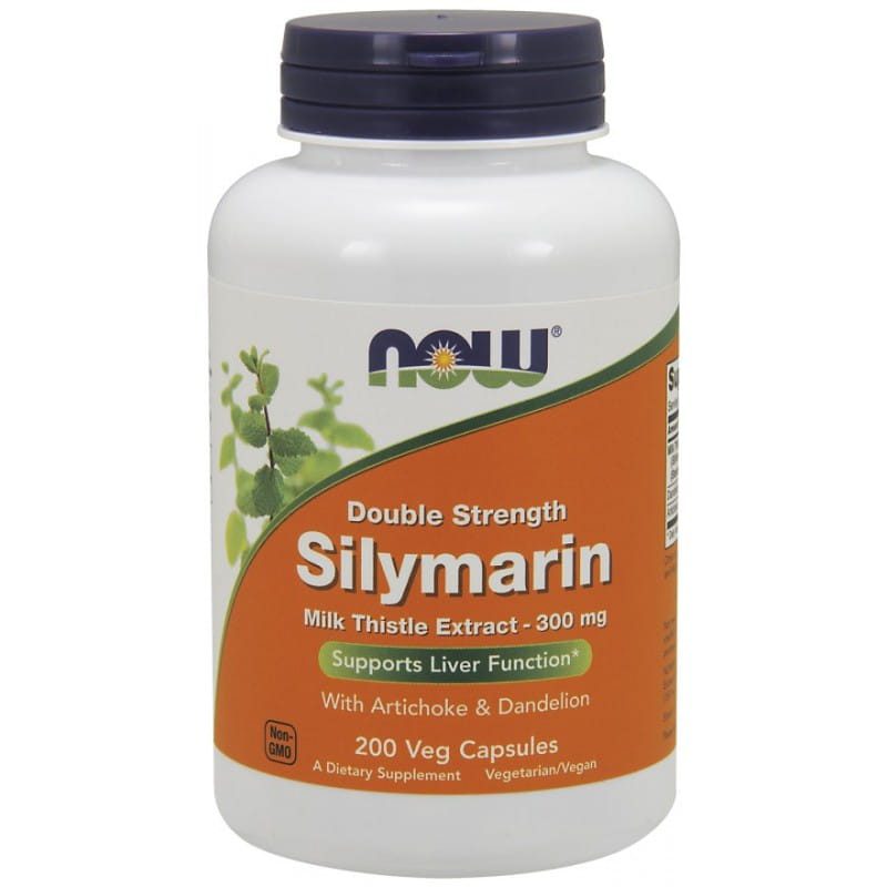NOW FOODS Silymarin with Artichoke & Dendelion 300 mg 200 vcaps