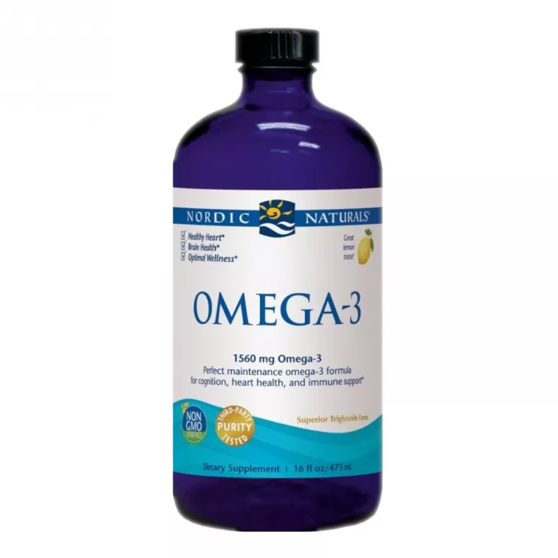 NORDIC NATURALS OMEGA 3 1560 mg 473 ml cytryna