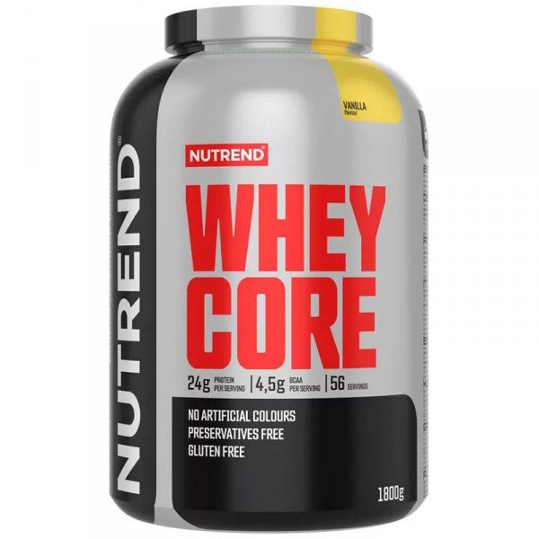 NUTREND Whey Core koncentrat serwatki (wanilia) - 1,8 kg