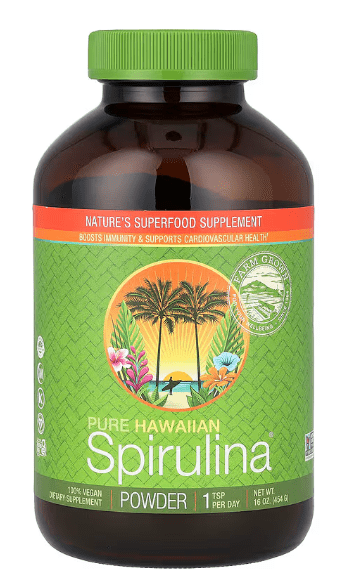 NUTREX Pure Hawaiian Spirulina, Spirulina Pacifica® – proszek 454 g
