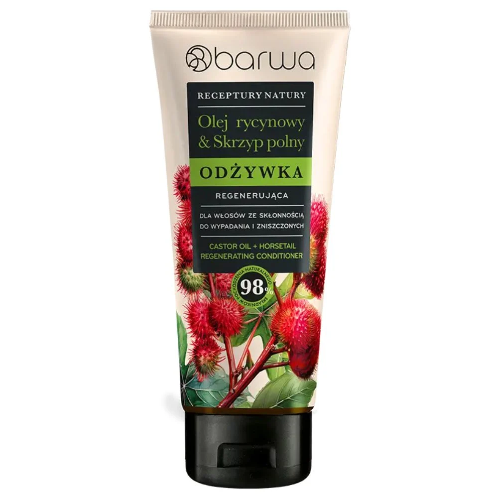 BARWA Olej Rycynowy Skrzyp Polny odżywka do włosów 200 ml