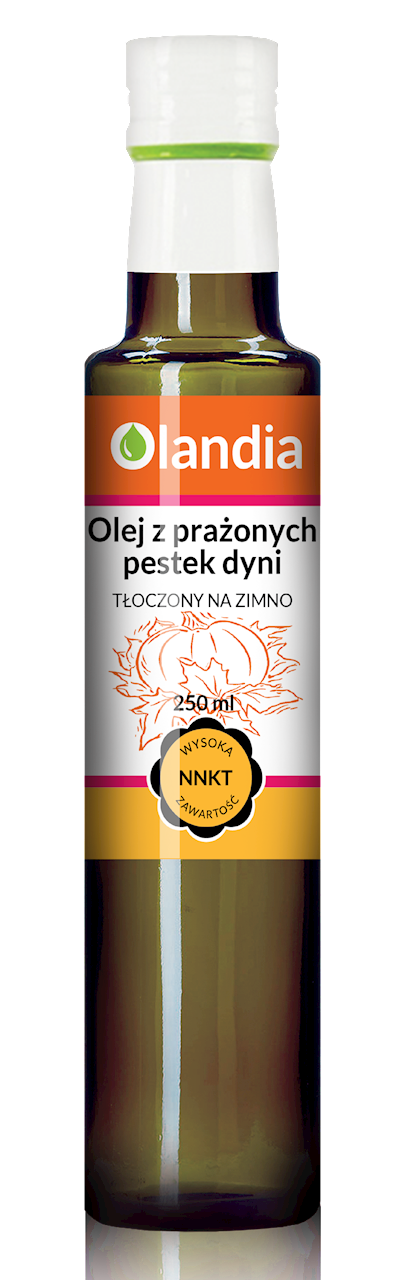 OLANDIA Olej z prażonych pestek dyni tłoczony na zimno 250 ml