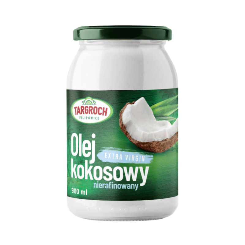 TARGROCH Olej kokosowy nierafinowany extra virgin  900 ml