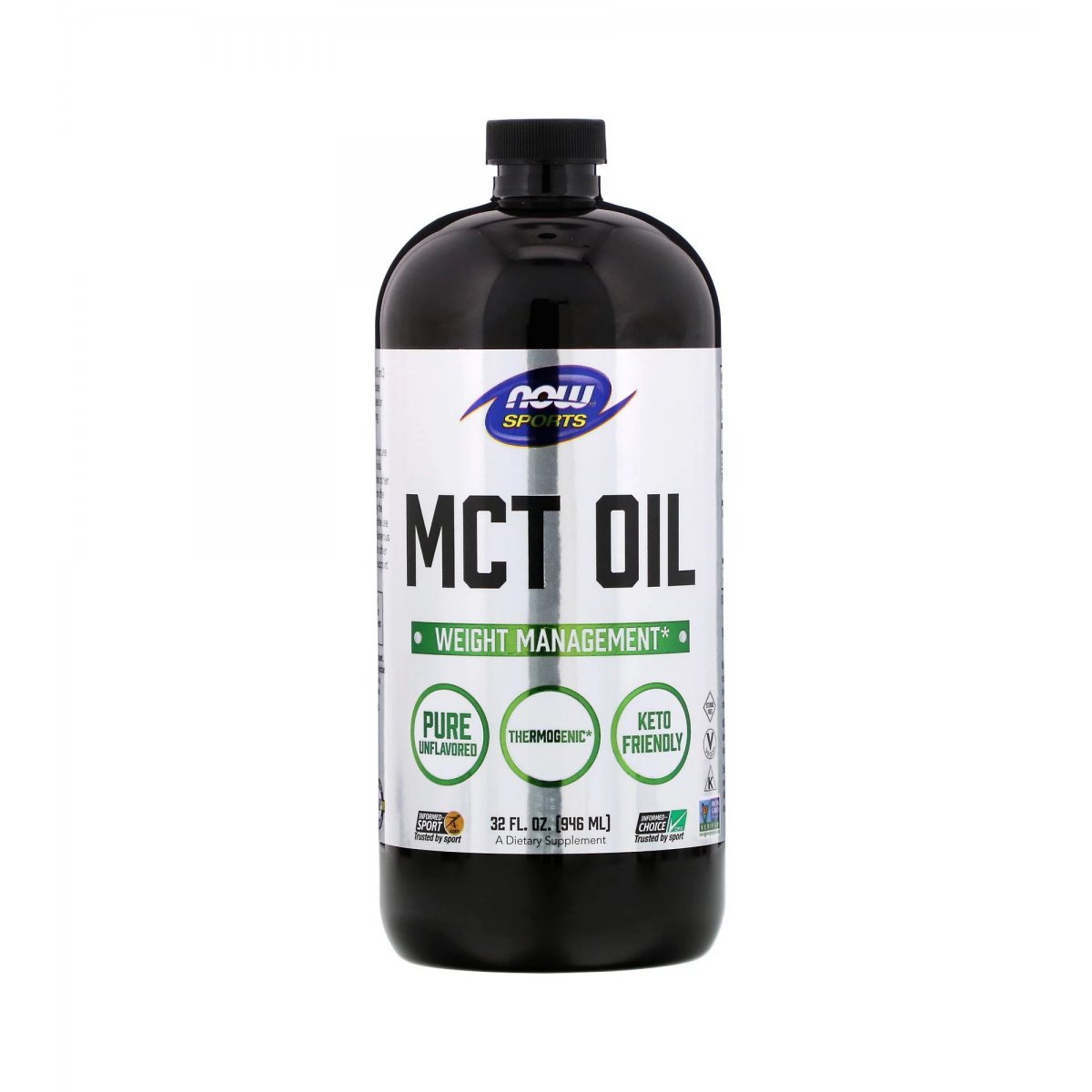 NOW FOODS MCT Oil, Pure Liquid 946 ml