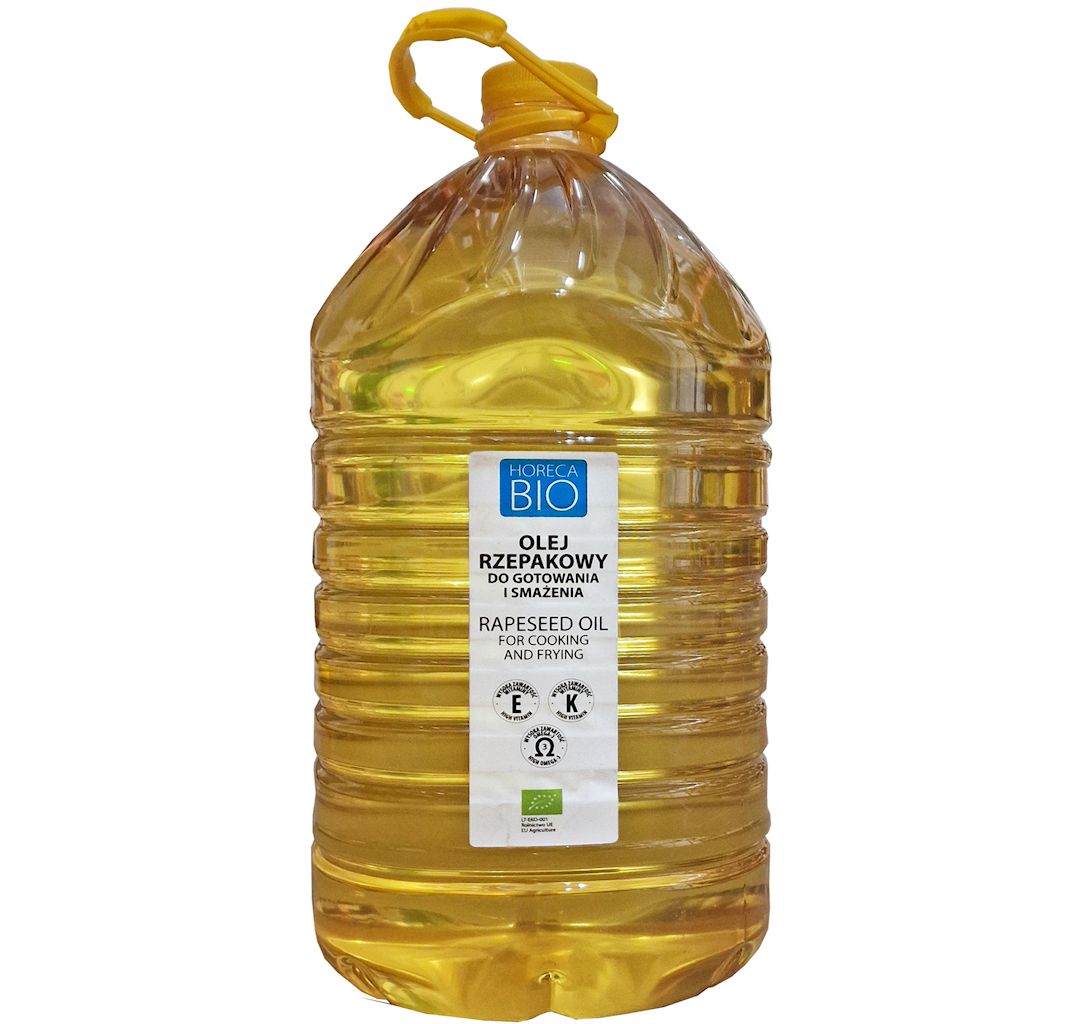 BIO PLANET HORECA – Olej rzepakowy BIO do gotowania i smażenia – 10 L